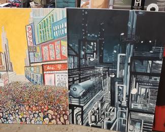 David Crown painting