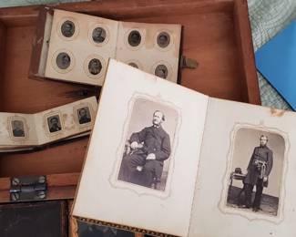 Tintype mini albums and CDV album