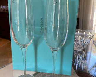 Tiffany champagne flutes