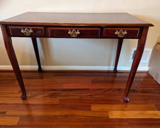 Console/ Entry Hall Table 42” × 22” × 30” high. Single center drawer 9” × 12”