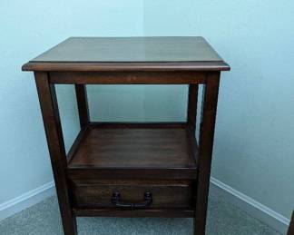 Pier 1 Imports Nightstand/ Side Table 20" x 15" x 27" Single draw 