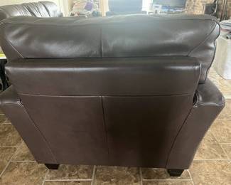Leather Loveseat #2: 43"X33"X23”