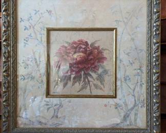 ichard Lane Rose Color Peony Print 23.5” × 23.5”