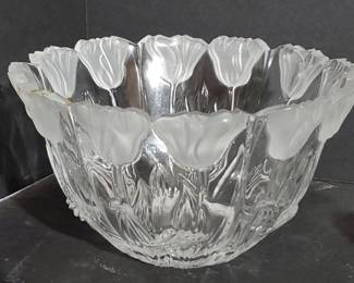 Block Tulip 9.5" Bowl