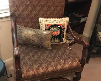 Pair Italian Style Chairs 