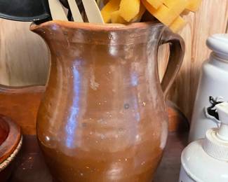 Stoneware Pitcher