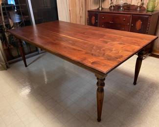 Solid Custom Made Walnut Harvest Table