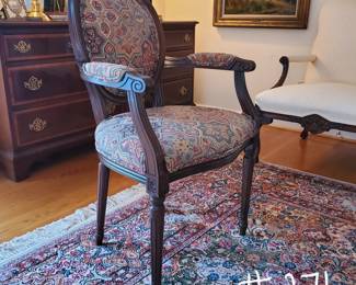 Chair. 38"H x 22"W x 19"D.  $65