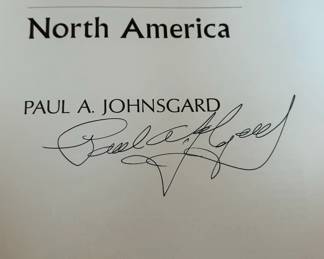 Ornithology Books Written and Signed by PAUL JOHNSGARD