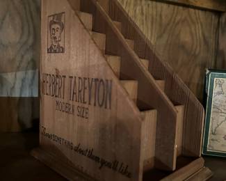 Vintage PALL MALL Wood Store Counter Display