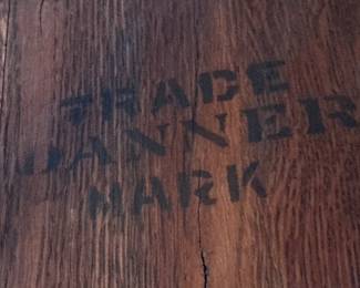 Antique 1800’s DANNER MFG Oak Revolving Bookcase