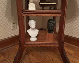 Antique Marble Topped Eastlake Side Table