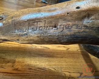 Original Hand Carved Egret by PAUL JOHNSGARD