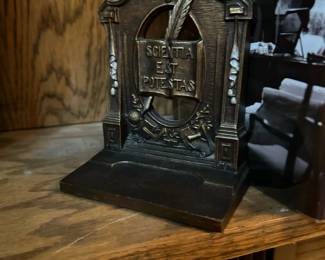 Vintage BRADLEY & HUBBARD Brass Bookends