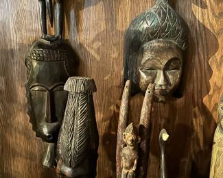 Hand Carved African Guro Mask(s)