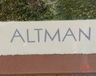 HAROLD ALTMAN Framed Museum Exhibition Print