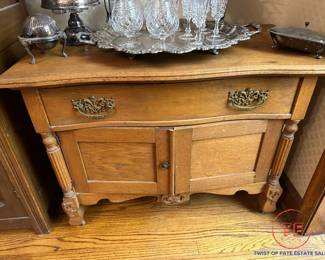 Antique Carved Oak Buffet