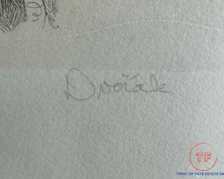 Original Signed and Numbered Etching "Dvorak" by CHARLES BRAGG