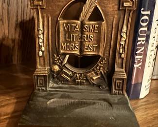 Vintage BRADLEY & HUBBARD Brass Bookends