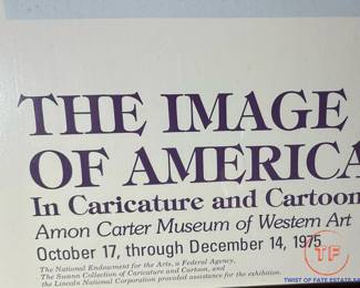 1975 Exhibition Poster by BEN SHAHN "Hot Piano" (Harry S Truman)