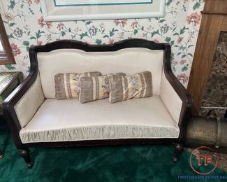 Empire Style Parlor Settee and Rocker