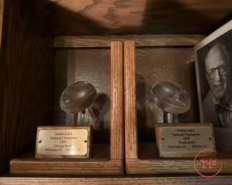 Nebraska 1994 and 1995 Championships Bookends
