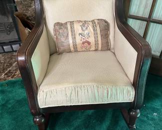 Empire Style Parlor Settee and Rocker