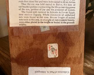 Vintage Bronze Cat Statuette