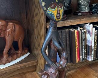 Hand Carved African Wood Fertility Statue