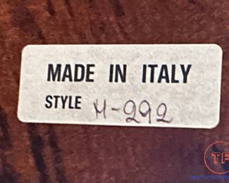 1950's Italian Carved Walnut Spiral 4-Step Library Ladder