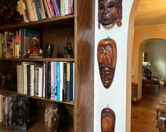 Hand Carved African Tribal Wood Masks