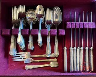 International Sterling SILVER Flatware Set