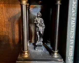 PAIR Neoclassical Grand Tour Temples in Belgian Black Marble