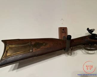 Civil War Era Kentucky Flintlock Long Rifle - .50 Caliber
