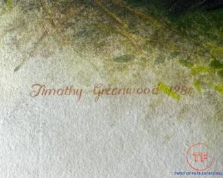 Original Watercolor of Congo Peafowl by TIMOTHY GREENWOOD 