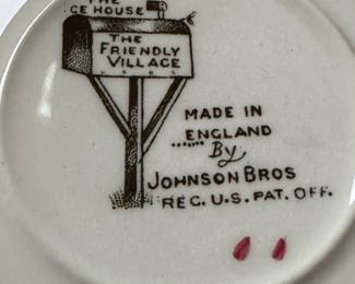 JOHNSON BROS Friendly Village Dinner Service Set