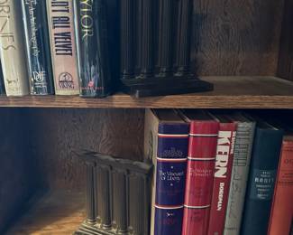 BRADLEY & HUBBARD Neo-Classical Style Bronze Bookends