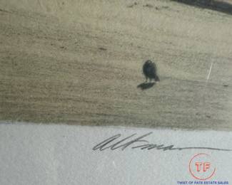 HAROLD ALTMAN Signed and Numbered Lithograph "Parc Montsouris 1982 II"