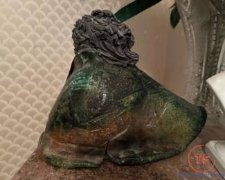 1987 Signed CHOPIN Ceramic Bust