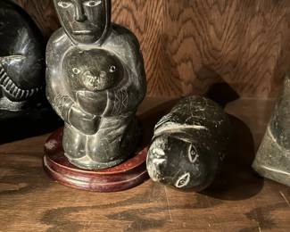 Figural Inuit Figural Stone Carvings