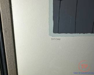 Signed and Numbered Lithograph by DAVID SCHNEUER