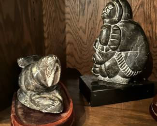Figural Inuit Figural Stone Carvings