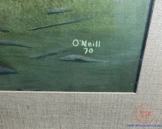 Original Watercolor Signed O'NEILL