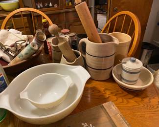 Pottery and Pyrex