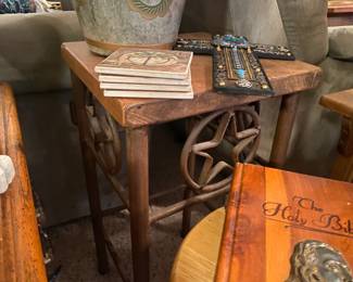 Small Table with Western Star