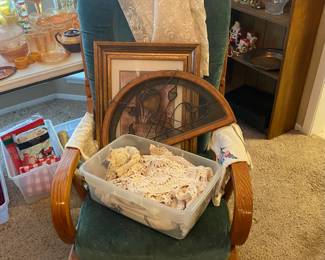 Platform Rocker and Linens