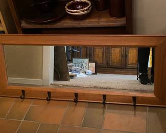 Mirrored Coat/Hat Rack
