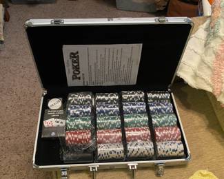 Poker Chips in Case