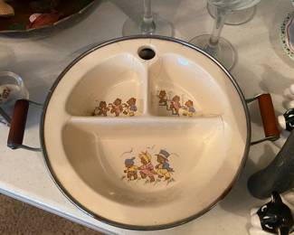 Vintage Baby Plate Three Bears