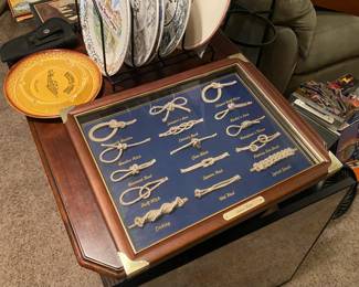 Framed Display of Knots